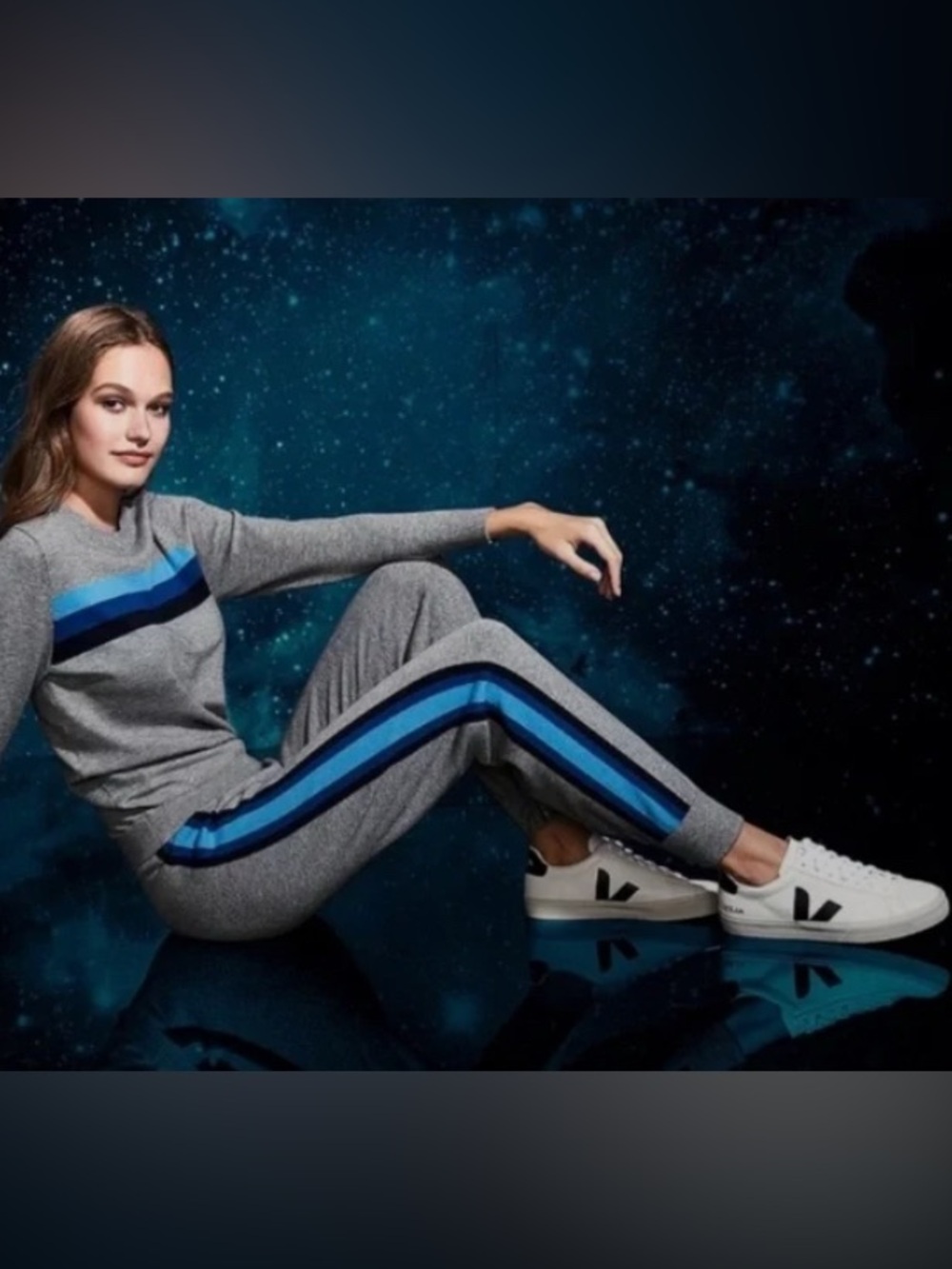 Bloomingdales Aqua x Madeleine Thompson Sweater Track Set